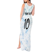Custom New Zealand Football Tank Maxi Dress The Whites-Aotearoa Inspired LT03 - Polynesian Pride