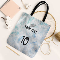 Custom New Zealand Football Tote Bag The Whites-Aotearoa Inspired LT03 Black Strap One Size White - Polynesian Pride