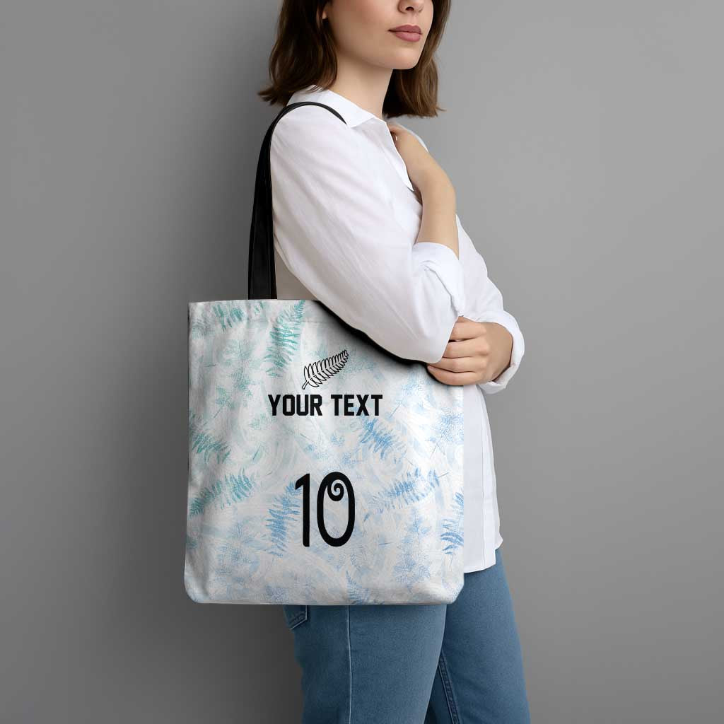 Custom New Zealand Football Tote Bag The Whites-Aotearoa Inspired LT03 - Polynesian Pride