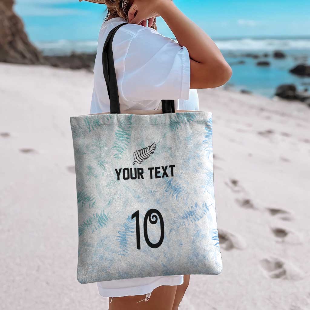 Custom New Zealand Football Tote Bag The Whites-Aotearoa Inspired LT03 - Polynesian Pride