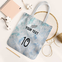 Custom New Zealand Football Tote Bag The Whites-Aotearoa Inspired LT03 White Strap One Size White - Polynesian Pride