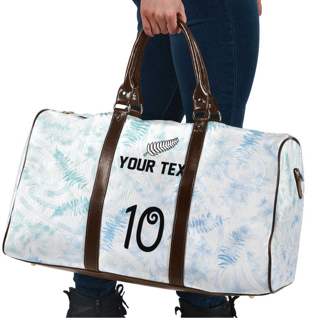Custom New Zealand Football Travel Bag The Whites-Aotearoa Inspired LT03 - Polynesian Pride
