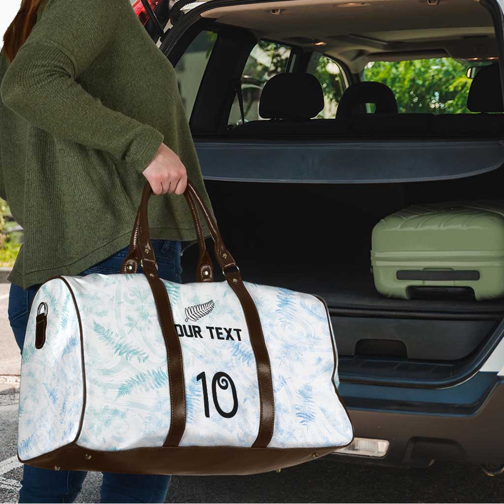 Custom New Zealand Football Travel Bag The Whites-Aotearoa Inspired LT03 - Polynesian Pride