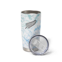 Custom New Zealand Football Tumbler Cup The Whites-Aotearoa Inspired LT03 - Polynesian Pride