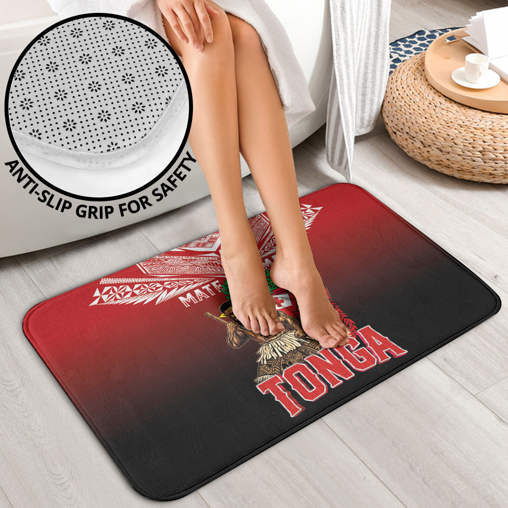 Mate Ma'a Tonga Bathroom Set Traditional Warrior and Ngatu Art Pattern LT03 - Polynesian Pride