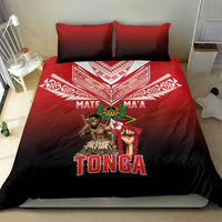 Mate Ma'a Tonga Bedding Set Traditional Warrior and Ngatu Art Pattern LT03 - Polynesian Pride