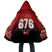 Mate Ma'a Tonga Cloak Traditional Warrior and Ngatu Art Pattern LT03 Unisex Red - Polynesian Pride