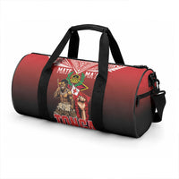 Mate Ma'a Tonga Duffle Bag Traditional Warrior and Ngatu Art Pattern LT03 - Polynesian Pride