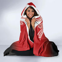 Mate Ma'a Tonga Hooded Blanket Traditional Warrior and Ngatu Art Pattern LT03 - Polynesian Pride