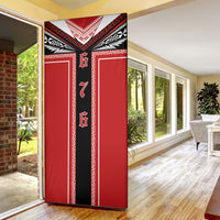 Tonga Door Cover Tribal Pacific Ngatu Motif LT03 - Polynesian Pride