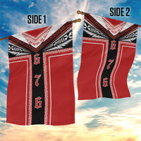Tonga Garden Flag Tribal Pacific Ngatu Motif LT03 - Polynesian Pride