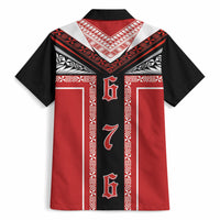 Tonga Hawaiian Shirt Tribal Pacific Ngatu Motif LT03 - Polynesian Pride