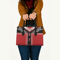 Tonga Leather Bag Tribal Pacific Ngatu Motif LT03 - Polynesian Pride