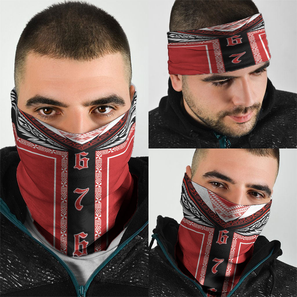 Tonga Neck Gaiter Tribal Pacific Ngatu Motif LT03 - Polynesian Pride