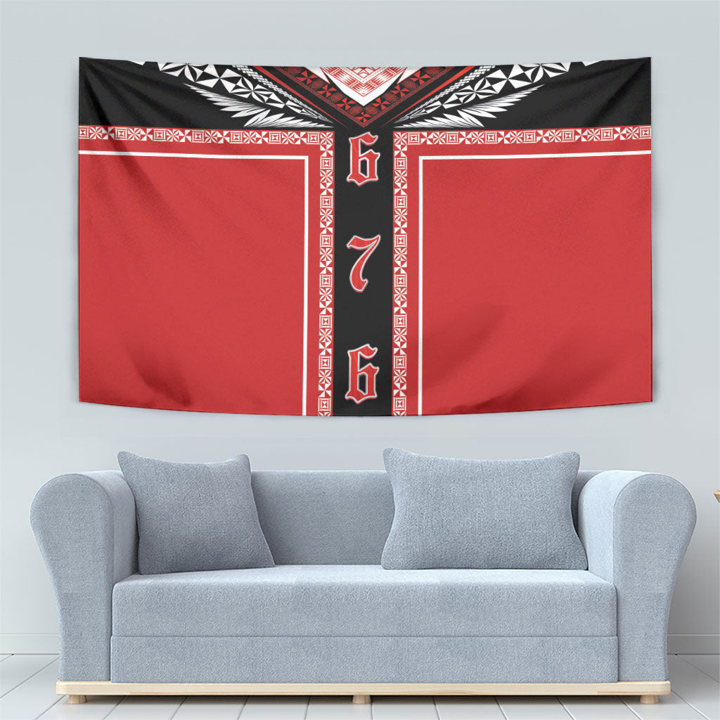 Tonga Tapestry Tribal Pacific Ngatu Motif LT03 - Polynesian Pride