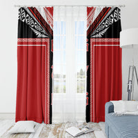 Tonga Window Curtain Tribal Pacific Ngatu Motif LT03 - Polynesian Pride