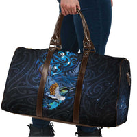 Aotearoa Matariki Travel Bag Maori Tribal with Silver Fern and Tui Bird Galaxy Style LT03 - Polynesian Pride