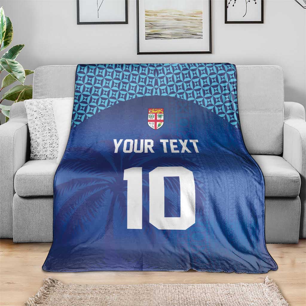 Custom Fiji Football-Towards World Cup 2026 Blanket LT03 - Polynesian Pride