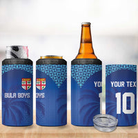 Custom Fiji Football-Towards World Cup 2026 4 in 1 Can Cooler Tumbler LT03 - Polynesian Pride