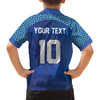 Custom Fiji Football-Towards World Cup 2026 Family Matching Off Shoulder Maxi Dress and Hawaiian Shirt LT03 - Polynesian Pride