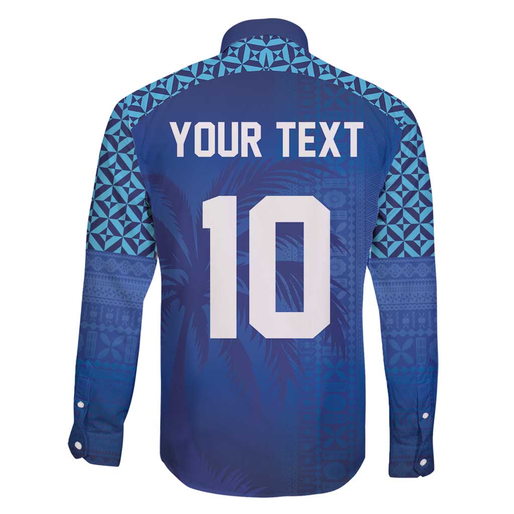Custom Fiji Football-Towards World Cup 2026 Family Matching Off Shoulder Short Dress and Hawaiian Shirt LT03 - Polynesian Pride