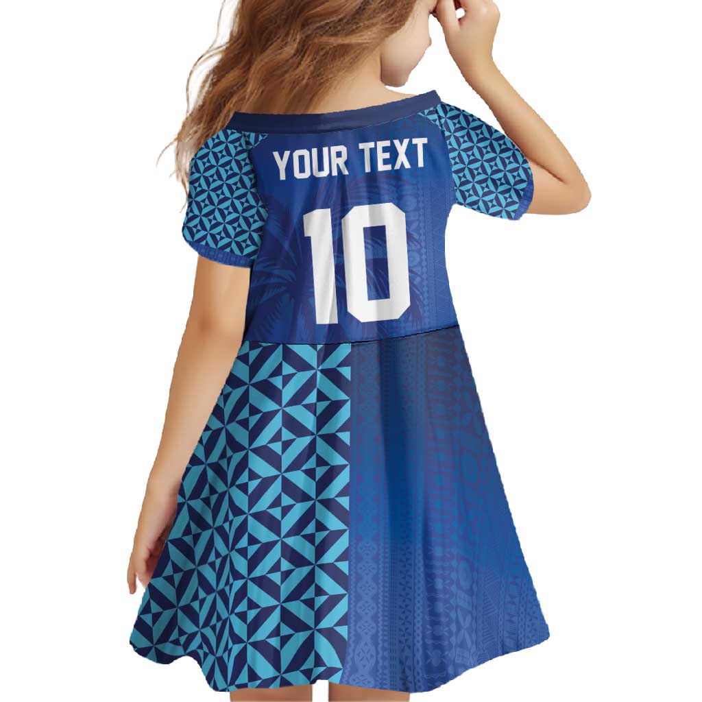 Custom Fiji Football-Towards World Cup 2026 Family Matching Summer Maxi Dress and Hawaiian Shirt LT03 - Polynesian Pride