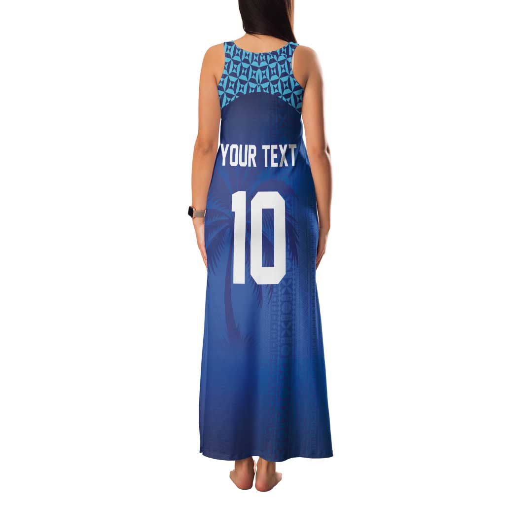 Custom Fiji Football-Towards World Cup 2026 Family Matching Tank Maxi Dress and Hawaiian Shirt LT03 - Polynesian Pride