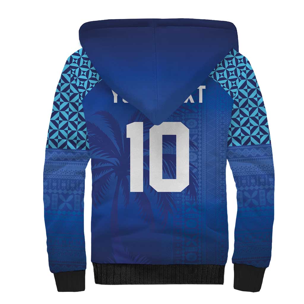 Custom Fiji Football-Towards World Cup 2026 Sherpa Hoodie LT03 - Polynesian Pride