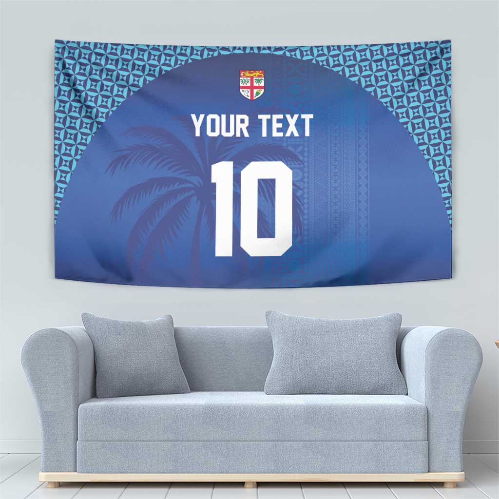 Custom Fiji Football-Towards World Cup 2026 Tapestry LT03 - Polynesian Pride