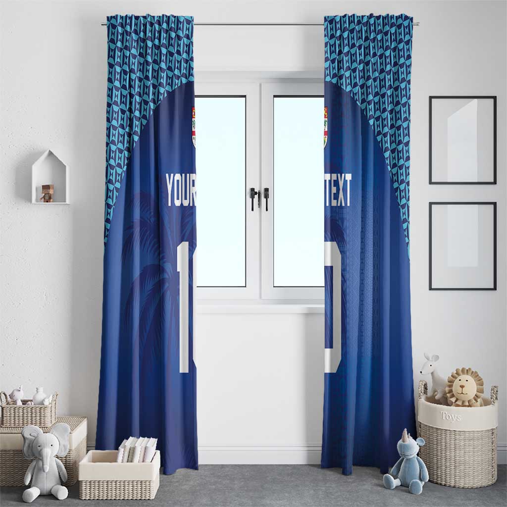 Custom Fiji Football-Towards World Cup 2026 Window Curtain