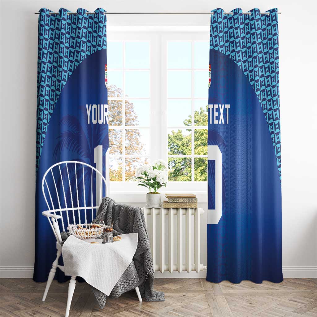 Custom Fiji Football-Towards World Cup 2026 Window Curtain