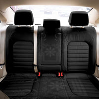 Philippines Barong Style Back Car Seat Cover with Polynesian Art and Leaf Motif Black Color LT03 - Polynesian Pride