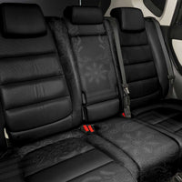 Philippines Barong Style Back Car Seat Cover with Polynesian Art and Leaf Motif Black Color LT03 - Polynesian Pride