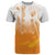 Philippines National Costume Style T Shirt Barong Tagalog and Eagle Feather Orange Color