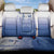 Philippines National Costume Style Back Car Seat Cover Barong Tagalog and Eagle Feather Blue Color