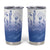 Philippines National Costume Style Tumbler Cup Barong Tagalog and Eagle Feather Blue Color