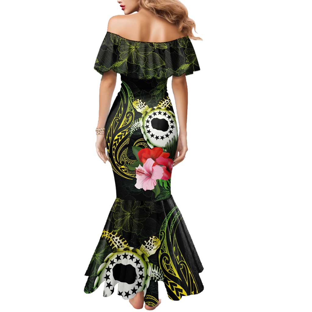 Kia Orana Cook Islands Family Matching Mermaid Dress and Hawaiian Shirt Turtle and Hibiscus Polynesian Pattern LT03 - Polynesian Pride