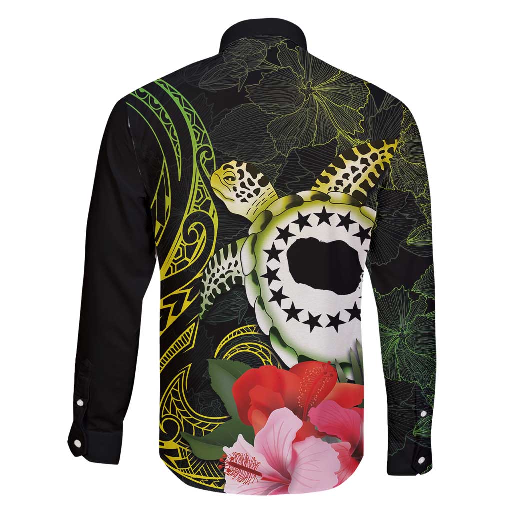 Kia Orana Cook Islands Family Matching Tank Maxi Dress and Hawaiian Shirt Turtle and Hibiscus Polynesian Pattern LT03 - Polynesian Pride