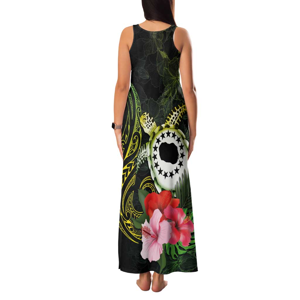 Kia Orana Cook Islands Family Matching Tank Maxi Dress and Hawaiian Shirt Turtle and Hibiscus Polynesian Pattern LT03 - Polynesian Pride