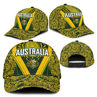 Australia Rugby Classic Cap Aboriginal Art Sporty Style - Polynesian Pride