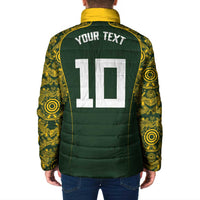 Australia Rugby Custom Padded Jacket Aboriginal Art Sporty Style - Polynesian Pride