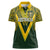 Australia Rugby Custom Women Polo Shirt Aboriginal Art Sporty Style - Polynesian Pride
