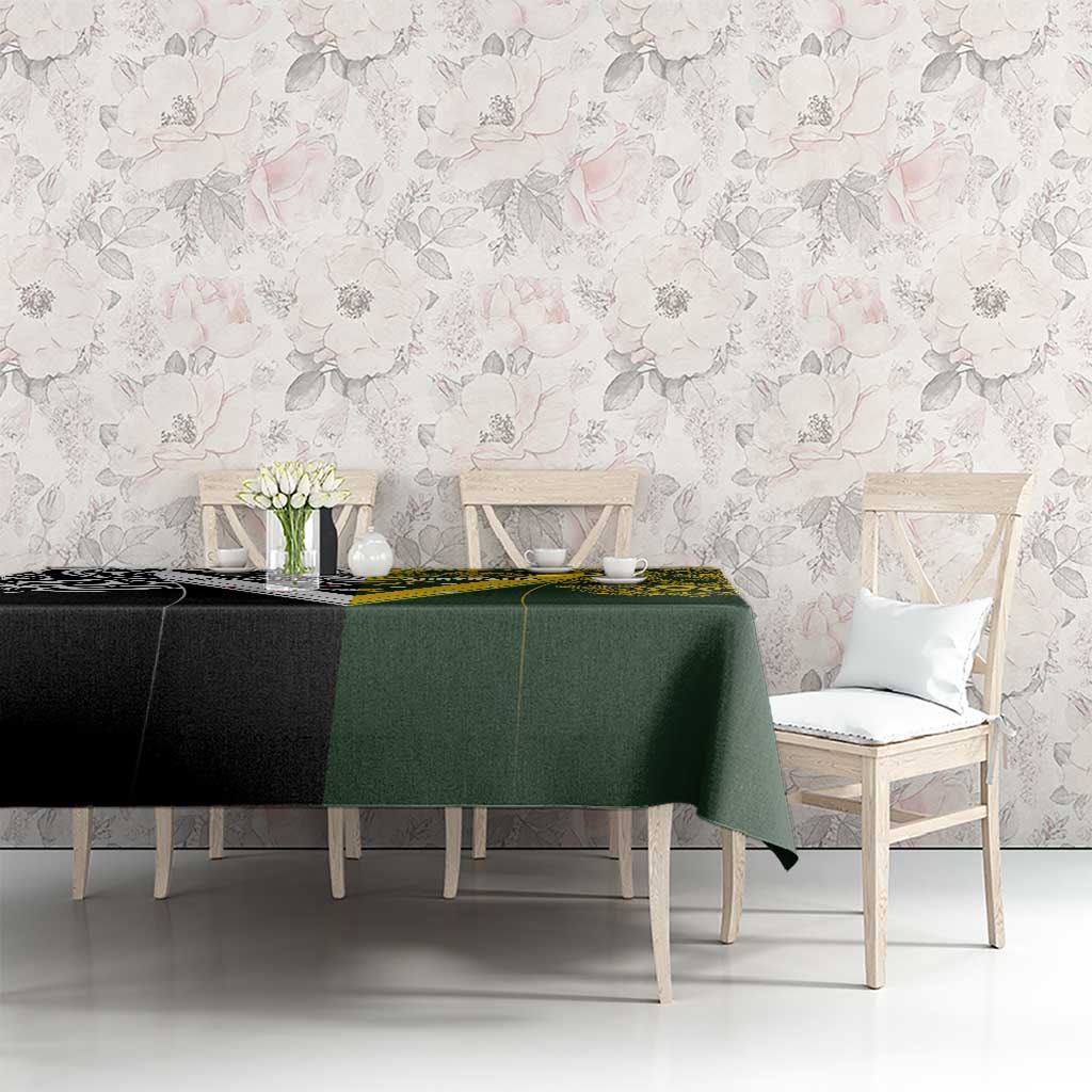 Aotearoa Australia Rugby Tablecloth Maori and Aboriginal Art Sporty Style - Polynesian Pride