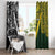 Aotearoa Australia Rugby Window Curtain Maori and Aboriginal Art Sporty Style - Polynesian Pride