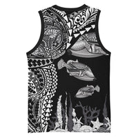 Hawaiian Reef Triggerfish Basketball Jersey Polynesian Art with Tribal Humuhumunukunukuapua'a LT03 - Polynesian Pride