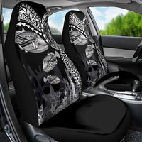 Hawaiian Reef Triggerfish Car Seat Cover Polynesian Art with Tribal Humuhumunukunukuapua'a LT03 - Polynesian Pride
