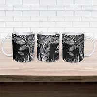Hawaiian Reef Triggerfish Ceramic Mug Polynesian Art with Tribal Humuhumunukunukuapua'a LT03 - Polynesian Pride