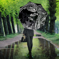 Hawaiian Reef Triggerfish Umbrella Polynesian Art with Tribal Humuhumunukunukuapua'a LT03 - Polynesian Pride