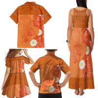 International Day for the Elimination of Violence Against Women Family Matching Tank Maxi Dress and Hawaiian Shirt Polynesian Pattern LT03 - Polynesian Pride