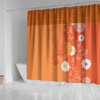 International Day for the Elimination of Violence Against Women Shower Curtain Polynesian Pattern LT03 - Polynesian Pride